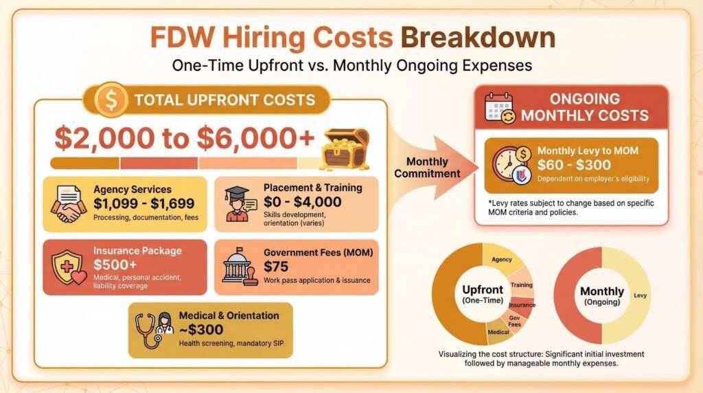 agency fees of myanmar maids in singapore